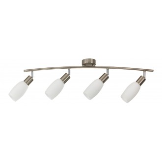 LAMPEX 289/4 | Almeda Lampex spot lámpa elforgatható alkatrészek 4x E14 bronz, opál