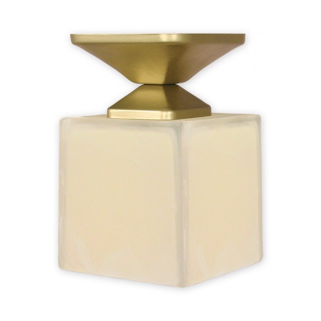 LEMIR O1061/W1 ZL | KostkaZL Lemir mennyezeti lámpa 1x E27 arany, krémszín