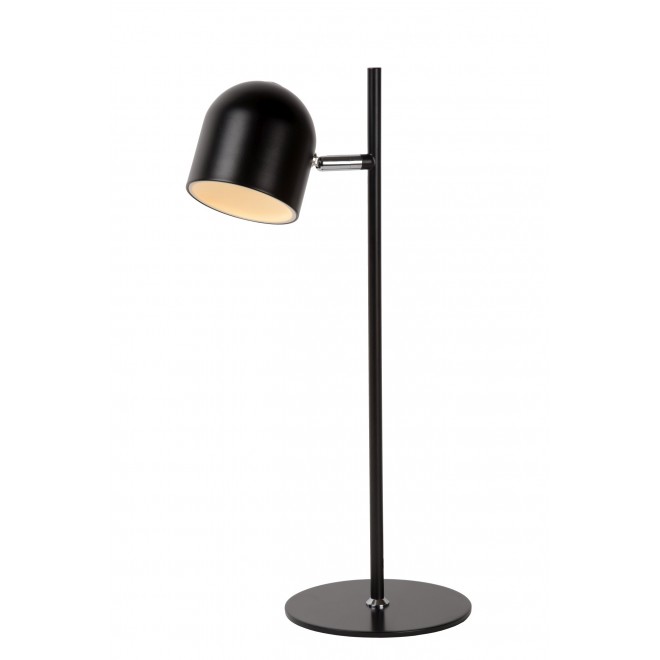 LUCIDE 03603/05/30 | Skanska Lucide asztali lámpa 45cm vezeték kapcsoló elforgatható alkatrészek 1x LED 450lm 3000K fekete, fehér
