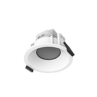 LUTEC 8304101446 | LUTEC-Connect-Etna Lutec beépíthető okos világítás kerek hangvezérlés, szabályozható fényerő, állítható színhőmérséklet, színváltós, távirányítható Ø95mm 1x LED 400lm 2700 <-> 6500K IP65 fehér