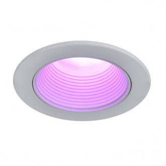LUTEC 8304701446 | LUTEC-Connect-Altum Lutec beépíthető okos világítás kerek hangvezérlés, szabályozható fényerő, állítható színhőmérséklet, színváltós, távirányítható Ø85mm 1x GU10 440lm 2700 <-> 6500K fehér