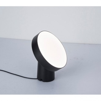 LUTEC 8501701012 | LUTEC-Connect-Moa Lutec hangulatvilágítás okos világítás hangvezérlés, szabályozható fényerő, állítható színhőmérséklet, színváltós, távirányítható 1x LED 450lm 2700 <-> 6500K fekete, opál