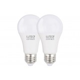 LUTEC 9706201361 | Lutec hordozható kapcsoló LUTEC-Connect DIM okos világítás négyzet fényerőszabályzós kapcsoló vezeték nélküli, elemes/akkus fehér