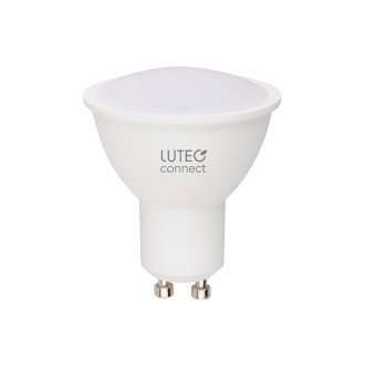 LUTEC 8731601316 | GU10 4,7W Lutec spot LED fényforrás okos világítás 440lm 2700 <-> 6500K hangvezérlés, szabályozható fényerő, állítható színhőmérséklet, színváltós, távirányítható