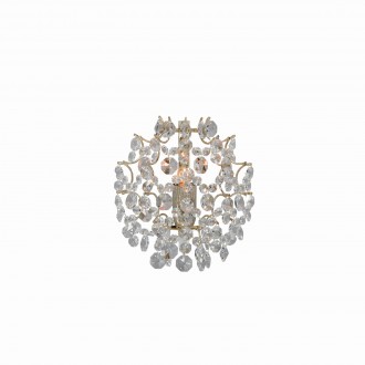 MARKSLOJD 102334 | Rosendal Markslojd falikar lámpa 1x E14 arany, kristály