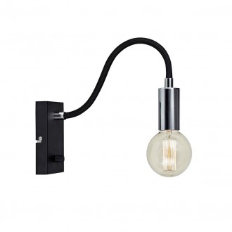 MARKSLOJD 106987 | Raw Markslojd falikar lámpa fényerőszabályzós kapcsoló szabályozható fényerő 1x E27 fekete