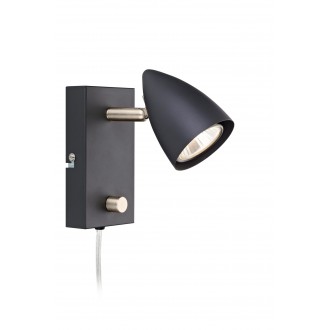 MARKSLOJD 107407 | Ciro Markslojd spot lámpa fényerőszabályzós kapcsoló elforgatható alkatrészek, szabályozható fényerő 1x GU10 fekete, acél
