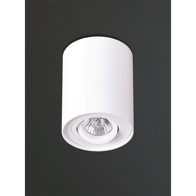 MAXLIGHT C0067 | Basic-Round Maxlight mennyezeti lámpa elforgatható fényforrás 1x GU10 fehér