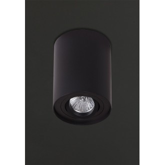 MAXLIGHT C0068 | Basic-Round Maxlight mennyezeti lámpa elforgatható fényforrás 1x GU10 fekete