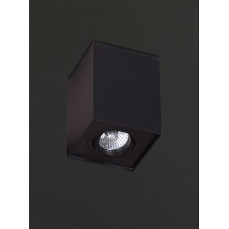 MAXLIGHT C0071 | Basic-Square Maxlight mennyezeti lámpa elforgatható fényforrás 1x GU10 fekete