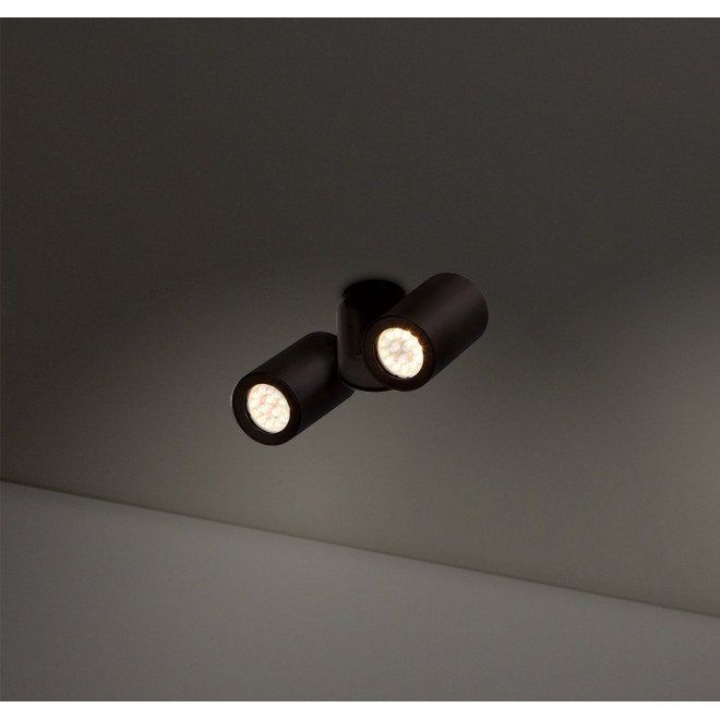 MAXLIGHT C0114 | Barro Maxlight mennyezeti lámpa elforgatható alkatrészek 2x G10 fekete