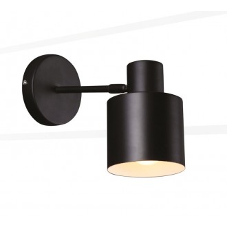 MAXLIGHT W0188 | Black Maxlight falikar lámpa elforgatható alkatrészek 1x E27 fekete