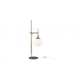 MAYTONI MOD221-TL-01-G | Erich Maytoni asztali lámpa 65cm kapcsoló 1x E14 sárgaréz, fehér