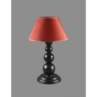 NAMAT 1209/11 | Fago Namat asztali lámpa 52cm kapcsoló 1x E27 fekete, piros, fehér