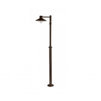NORLYS 274BC | Lund-NO Norlys álló lámpa 170cm állítható magasság 1x E27 IP55 antikolt fekete, réz, átlátszó