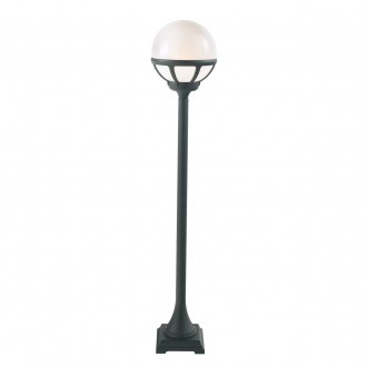 NORLYS 315B | Bologna Norlys álló lámpa 116cm 1x E27 IP54 fekete, átlátszó