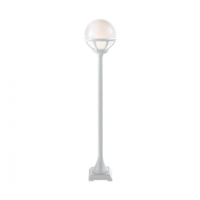 NORLYS 315W | Bologna Norlys álló lámpa 116cm 1x E27 IP54 fehér, átlátszó