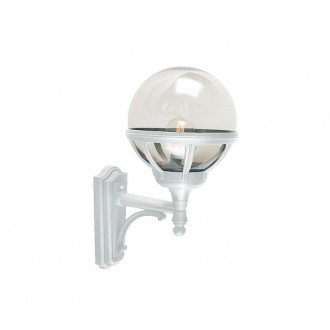 NORLYS 360W | Bologna Norlys falikar lámpa 1x E27 IP54 fehér, átlátszó