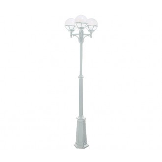 NORLYS 365W | Bologna Norlys álló lámpa 165cm állítható magasság 3x E27 IP54 fehér, átlátszó