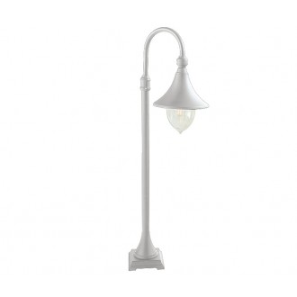 NORLYS 805W | Firenze Norlys álló lámpa 112cm 1x E27 IP54 fehér, átlátszó