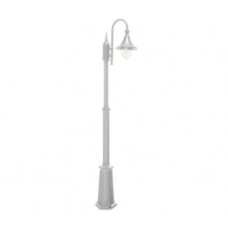 NORLYS 810W | Firenze Norlys álló lámpa 193cm állítható magasság 1x E27 IP54 fehér, átlátszó
