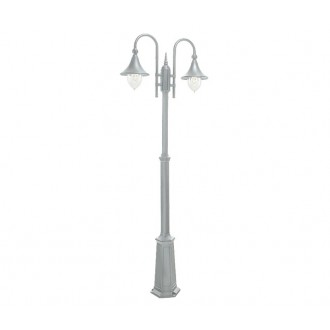 NORLYS 820W | Firenze Norlys álló lámpa 193cm állítható magasság 2x E27 IP54 fehér, átlátszó