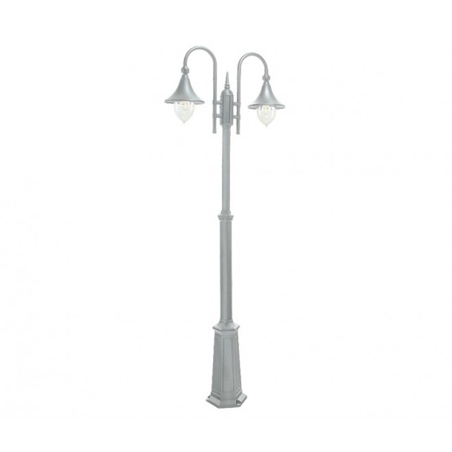 NORLYS 820W | Firenze Norlys álló lámpa 193cm állítható magasság 2x E27 IP54 fehér, átlátszó