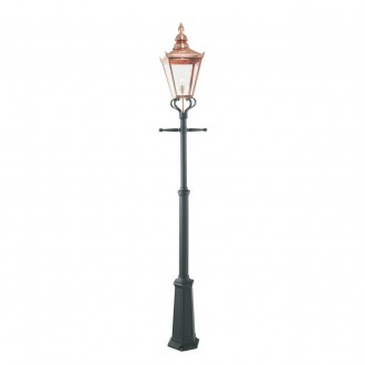 NORLYS 951CO | Chelsea Norlys álló lámpa 230cm állítható magasság 1x E27 IP44 fekete, réz