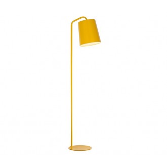 NOVA LUCE 549601 | Stabile Nova Luce álló lámpa 188cm kapcsoló 1x E27 sárga, matt fehér