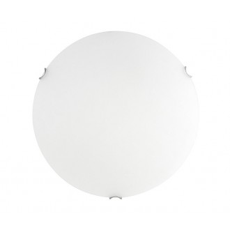 NOVA LUCE 600401 | Anco Nova Luce mennyezeti lámpa kerek 1x E27 fehér, króm