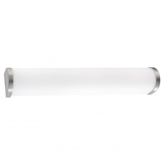 NOVA LUCE 602202 | Polo-NL Nova Luce fali lámpa 2x E14 IP44 szatén nikkel, opál