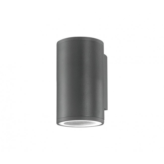 NOVA LUCE 773221 | Nodus-NL Nova Luce falikar lámpa 1x GU10 IP54 sötétszürke