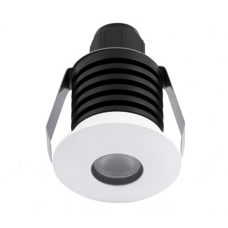 NOVA LUCE 8038401 | Bang-NL Nova Luce beépíthető lámpa kerek UGR <21 Ø37mm 1x LED 60lm 3000K IP67 fehér