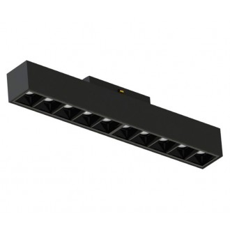 NOVA LUCE 8252025 | Buxton-Magnetic-Profile Nova Luce rendszerelem CRI>90 lámpa mágnes, UGR <14 1x LED 900lm 3000K matt fekete