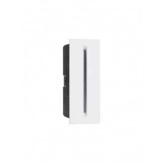 NOVA LUCE 9026120 | Aizen Nova Luce beépíthető lámpa téglalap 1x LED 16lm 3000K IP54 fehér, átlátszó
