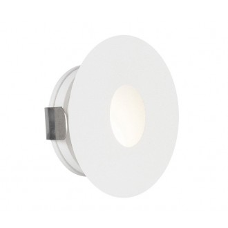 NOVA LUCE 9031616 | Passaggio Nova Luce beépíthető lámpa kerek UGR <9 1x LED 70lm 3000K IP54 fehér