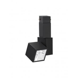 NOVA LUCE 9070130 | Buxton-Magnetic-Profile Nova Luce rendszerelem CRI>90 lámpa mágnes, szabályozható fényerő, UGR <10, elforgatható alkatrészek 1x LED 32lm 3000K matt fekete