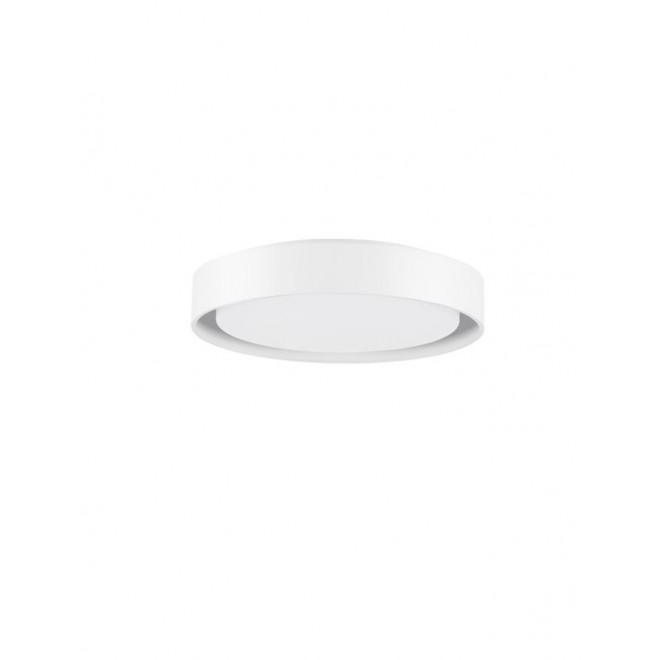 NOVA LUCE 9081209 | Koi Nova Luce mennyezeti lámpa kerek 1x LED 1800lm 3000K matt fehér, opál