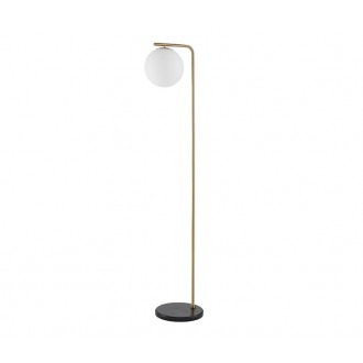 NOVA LUCE 9136702 | Alvarez Nova Luce álló lámpa 140cm kapcsoló 1x E27 matt arany, fekete, opál