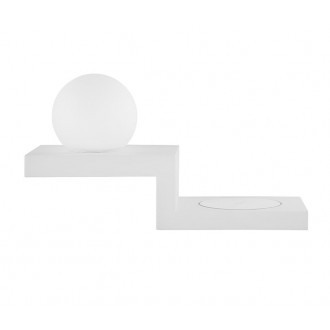 NOVA LUCE 9183311 | Room Nova Luce fali lámpa kapcsoló 1x LED 360lm 3000K fehér, opál