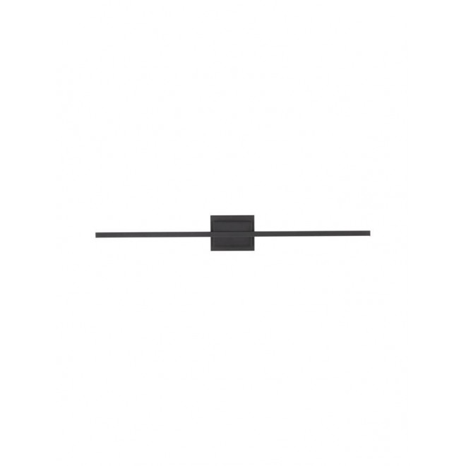 NOVA LUCE 9267019 | Azure Nova Luce falikar lámpa 1x LED 1200lm 3000K matt fekete, opál