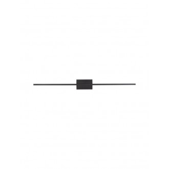 NOVA LUCE 9267020 | Azure Nova Luce falikar lámpa 1x LED 1750lm 3000K matt fekete, opál