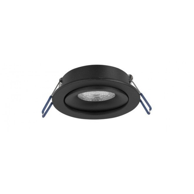 NOVA LUCE 9350441 | Redo Nova Luce beépíthető lámpa kerek elforgatható fényforrás Ø92mm 1x GU10 matt fekete