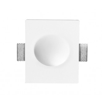 NOVA LUCE 9602615 | Cirocco-Eurona Nova Luce beépíthető lámpa téglalap festhető 1x GU10 fehér