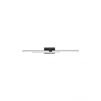 NOVA LUCE 9695245 | Chart Nova Luce falikar lámpa 1x LED 2077lm 3000K IP44 matt fekete, opál