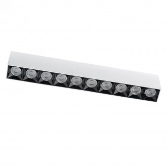 NOWODVORSKI 10050 | Midi-NW Nowodvorski mennyezeti lámpa téglatest 1x LED 3500lm 3000K fehér, fekete