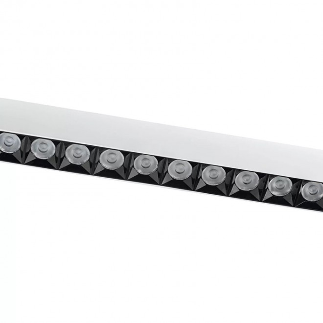 NOWODVORSKI 10053 | Midi-NW Nowodvorski mennyezeti lámpa téglatest 1x LED 3500lm 4000K fehér, fekete