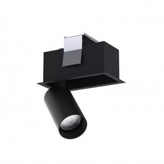 NOWODVORSKI 10458 | Mono-Deep Nowodvorski beépíthető spot lámpa elforgatható alkatrészek 160x153mm 1x GU10 fekete