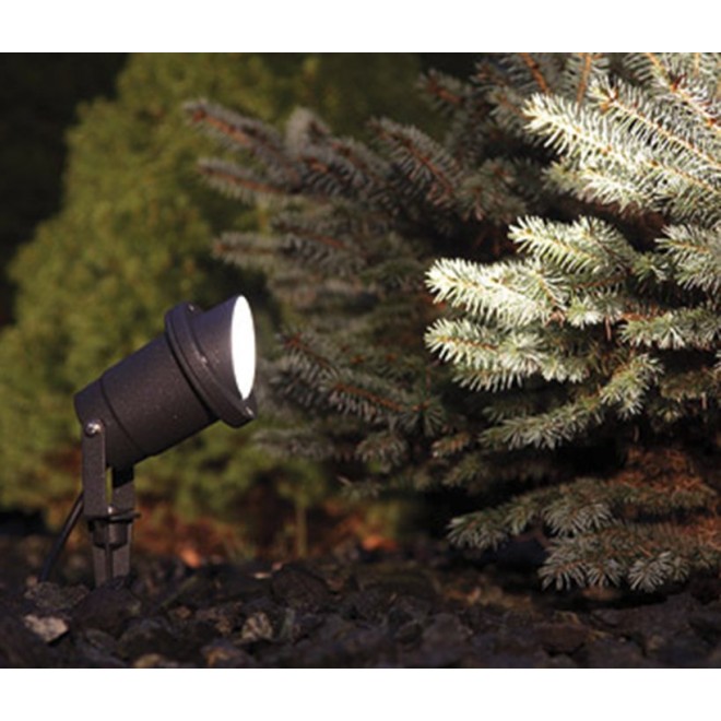 NOWODVORSKI 3401 | Bush Nowodvorski leszúrható lámpa 1x GU10 IP65 fekete