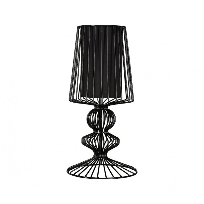NOWODVORSKI 5411 | Aveiro Nowodvorski asztali lámpa 43cm vezeték kapcsoló 1x E27 fekete